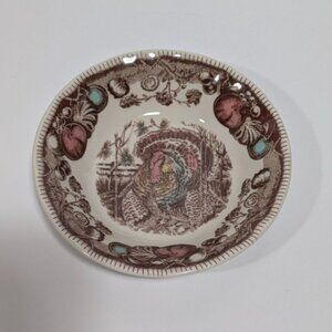 Johnson Bros His Majesty 5" Berry Bowl Turkey Design England Ironstone Vintage